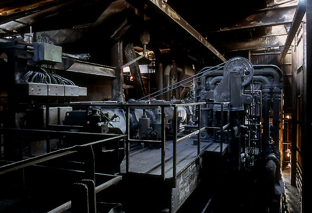 Lanzenhebeanlage im Stahlwerk